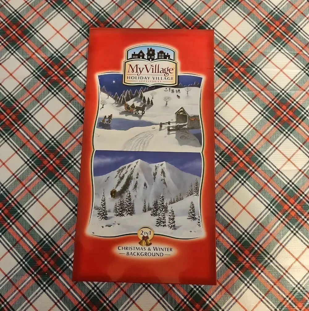 My Village 2 In 1 Christmas & Winter Holiday Village Background Accessories